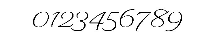 Delaney Light Font OTHER CHARS