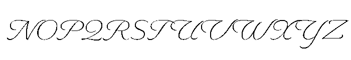 Delaney Light Font UPPERCASE