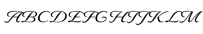 Delaney Regular Font UPPERCASE