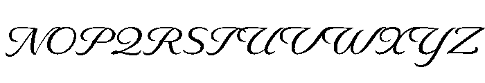 Delaney Regular Font UPPERCASE