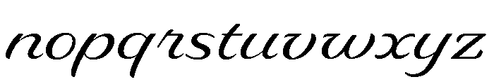 Delaney Regular Font LOWERCASE