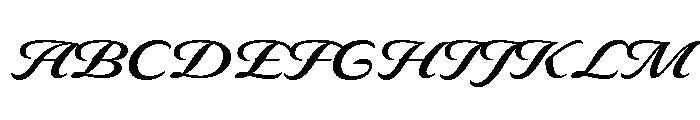 Delaney Semi Bold Font UPPERCASE