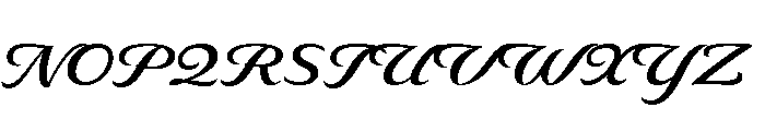 Delaney Semi Bold Font UPPERCASE