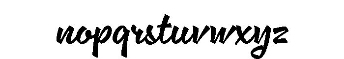 Delfina Script Regular Font LOWERCASE