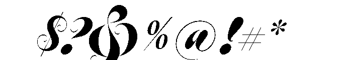 Deseo Display Black Font OTHER CHARS