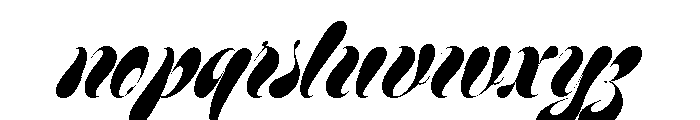 Deseo Display Black Font LOWERCASE