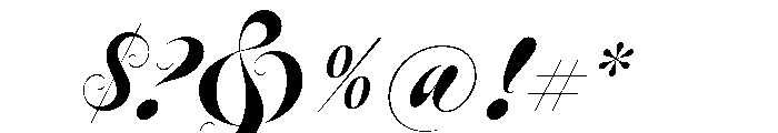 Deseo Display Bold Font OTHER CHARS