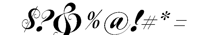 Deseo Medium Bold Font OTHER CHARS