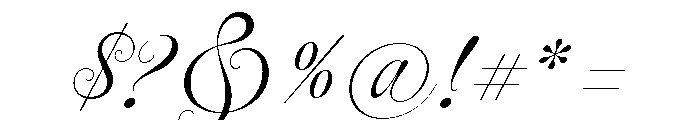 Deseo Medium Thin Font OTHER CHARS
