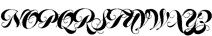 Deseo Small Black Font UPPERCASE
