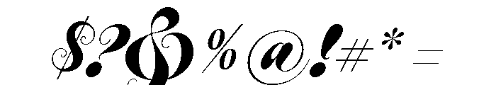 Deseo Small Bold Font OTHER CHARS