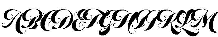Deseo Small Bold Font UPPERCASE