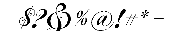 Deseo Small Regular Font OTHER CHARS