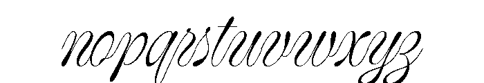 Deseo Small Thin Font LOWERCASE
