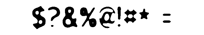 Destructive Decisions Regular Font OTHER CHARS