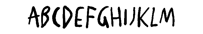 Devils Haircut Yet Font UPPERCASE