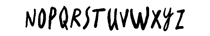 Devils Haircut Yet Font UPPERCASE