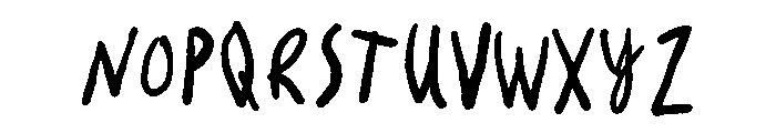 Devils Haircut Yet Font LOWERCASE