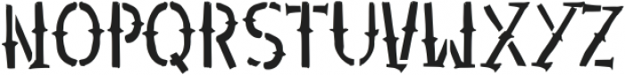 DFERAFA Regular ttf (400) Font LOWERCASE