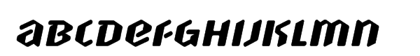 DF Scrotnig Medium Italic Sample