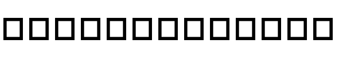 DFMingLight1B Font LOWERCASE