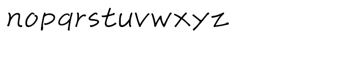 DF Script Chu Traditional Chinese HK-W 4 Font LOWERCASE