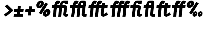 DF Staple TXT black italic Expert Font LOWERCASE