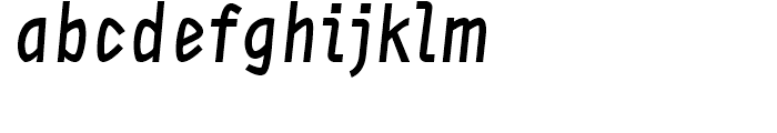 DF Staple TXT bold italic Font LOWERCASE