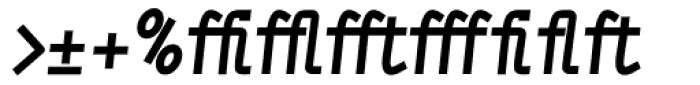 DF Staple TXT Bold Italic Exp Font LOWERCASE