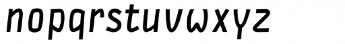 DF Staple TXT Bold Italic Font LOWERCASE