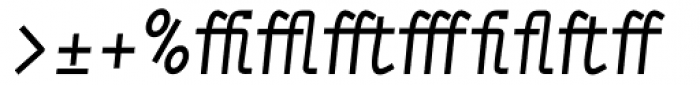DF Staple TXT Medium Italic Exp Font LOWERCASE