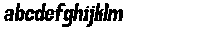 Dg Zakorn Black Condensed Slanted FONT