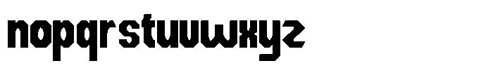 Dg Zakorn Black Condensed Font LOWERCASE