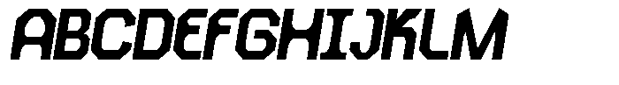 Dg Zakorn Black Slanted Font UPPERCASE