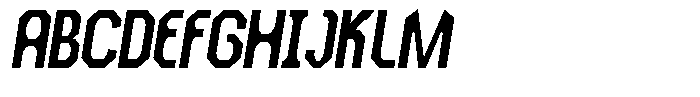 Dg Zakorn Bold Condensed Slanted Font UPPERCASE