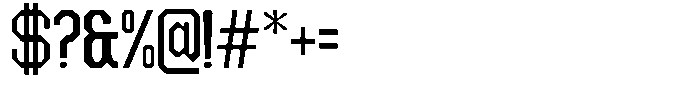 Dg Zakorn Bold Condensed Font OTHER CHARS