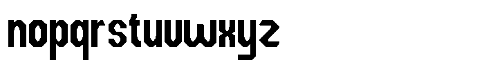 Dg Zakorn Bold Condensed Font LOWERCASE
