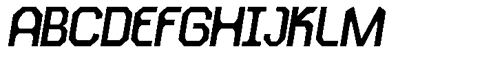 Dg Zakorn Bold Slanted Font UPPERCASE