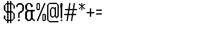 Dg Zakorn Condensed Font OTHER CHARS