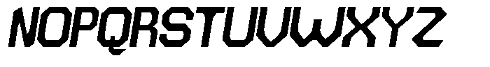 Dg Zakorn Extra Bold Slanted Font UPPERCASE