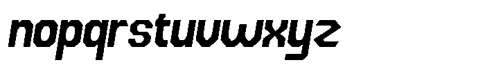 Dg Zakorn Extra Bold Slanted Font LOWERCASE