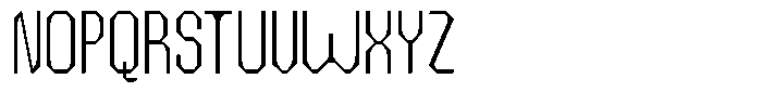 Dg Zakorn Extra Light Condensed Font UPPERCASE