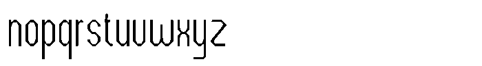 Dg Zakorn Extra Light Condensed Font LOWERCASE