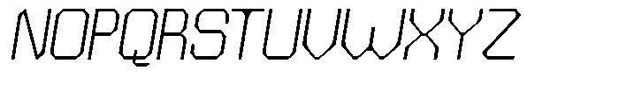 Dg Zakorn Extra Light Slanted Font UPPERCASE