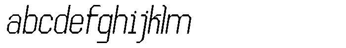 Dg Zakorn Extra Light Slanted FONT