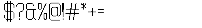Dg Zakorn Extra Light Font OTHER CHARS