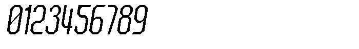 Dg Zakorn Light Condensed Slanted Font OTHER CHARS