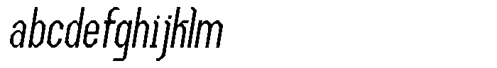 Dg Zakorn Light Condensed Slanted FONT