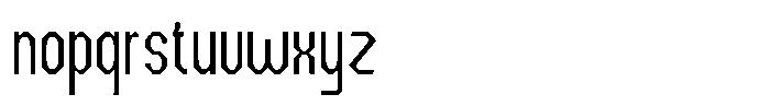 Dg Zakorn Light Condensed Font LOWERCASE
