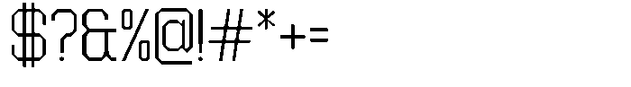 Dg Zakorn Light Font OTHER CHARS
